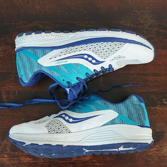 SAUCONY Ride 10 Women's Sz 5M Athletic Walking‎ Running Shoes Sneaker - Picture 9 of 13
